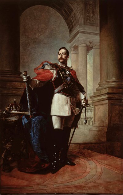 Portret van Duitse Keizer Wilhelm II, Koning van Pruisen door Max Koner