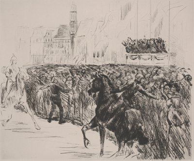 Aankomst van de Koningin van Holland door Max Liebermann