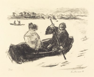 Kanovaren, 1919 door Max Liebermann