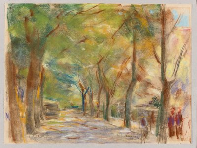 Colomierstraat bij Wannsee door Max Liebermann
