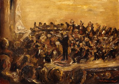 Concert in de Staatsoper, Unter den Linden, Berlijn door Max Liebermann