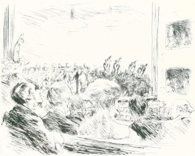 Het symfonieconcert door Max Liebermann