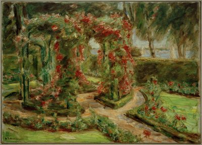 De Rozentuin in Wannsee door Max Liebermann