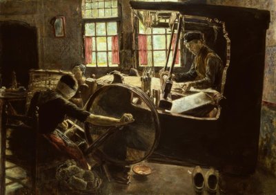 De wever door Max Liebermann