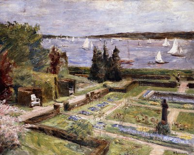 Tuin van de familie Arnhold bij de Wansee-rivier, 1911 door Max Liebermann