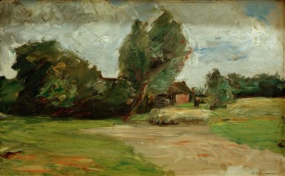 Hollandse landschap door Max Liebermann