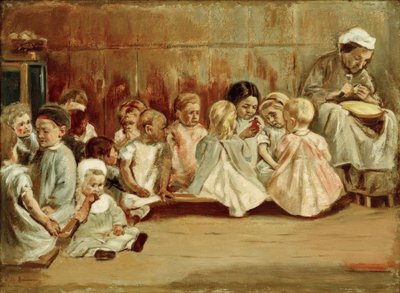 Kleuterschool door Max Liebermann