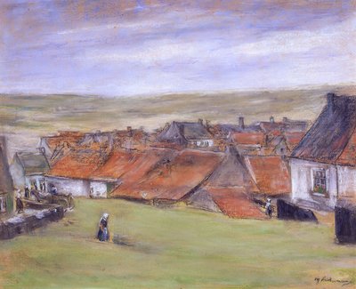 Landschap in Katwijk door Max Liebermann