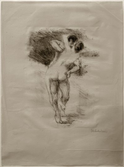 Liefdesscène door Max Liebermann
