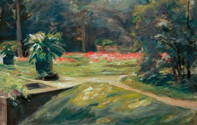 M. Liebermann, Wannseetuin bloementerras door Max Liebermann