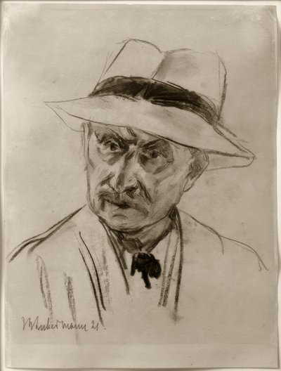 Max Liebermann, Zelfportret met Panamahoed door Max Liebermann