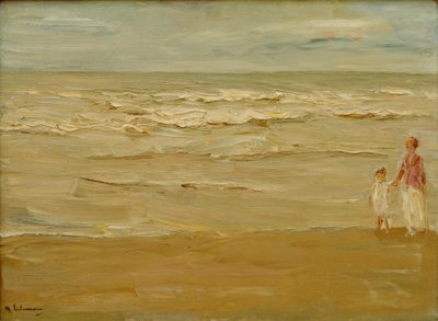 Zeegezicht – Strand en zee door Max Liebermann