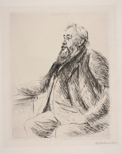 Portret van Brinckmann door Max Liebermann