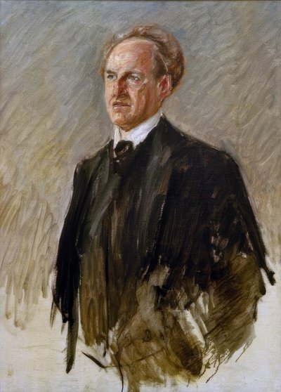 Portret Gerhart Hauptmann door Max Liebermann