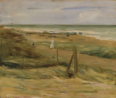 Wandeling in de duinen bij Noordwijk door Max Liebermann