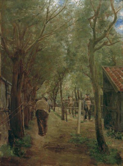 Touwslagerij door Max Liebermann