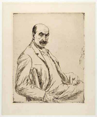 Zelfportret door Max Liebermann