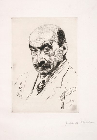 Zelfportret door Max Liebermann