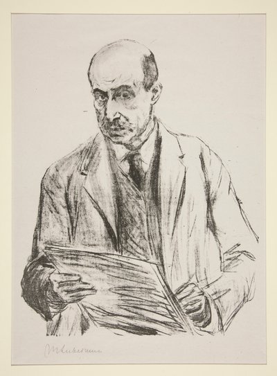 Zelfportret door Max Liebermann