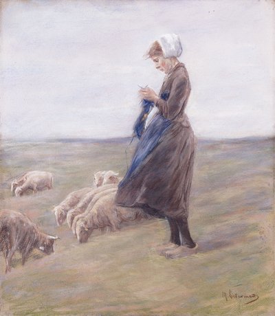 Herderin door Max Liebermann