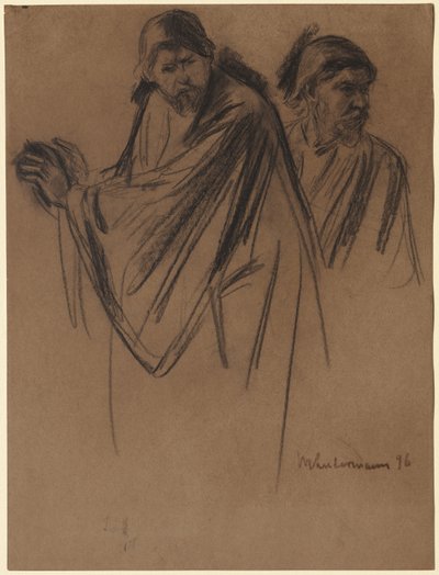 Studies voor Sint Paulus op Weg naar Damascus door Max Liebermann