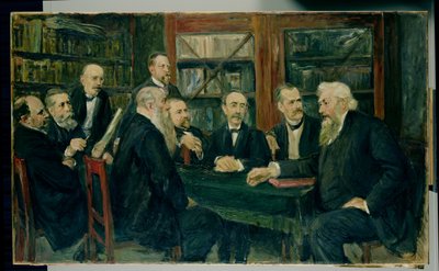 De Hamburgse Conventie van Professoren door Max Liebermann