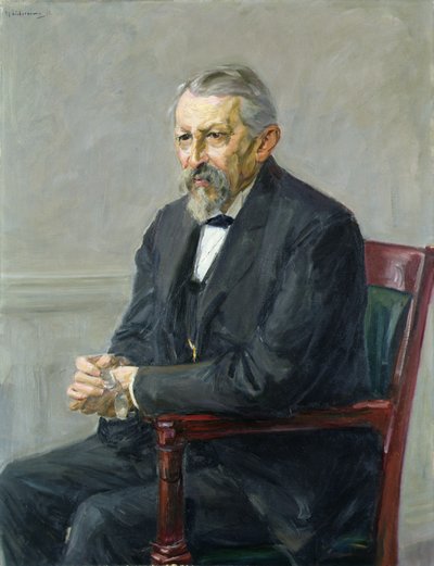 De Natuurwetenschapper, Hermann Strebel (1834-1914) 1905 door Max Liebermann