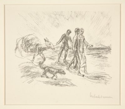 Tobias I/III door Max Liebermann