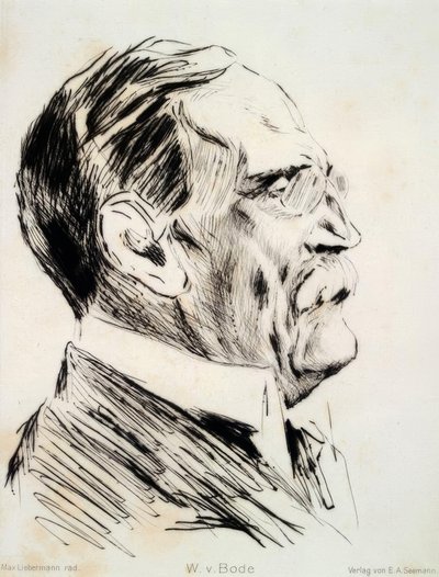 Wilhelm von Bode / Liebermann door Max Liebermann