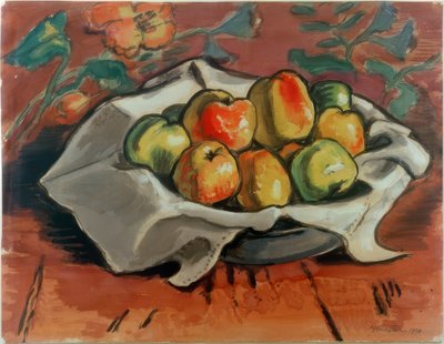 Appelstilleven door Max Pechstein