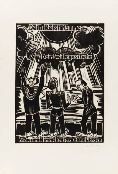 "Het Onze Vader" door Max Pechstein