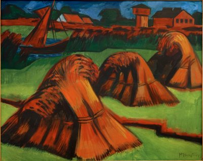 Kornpoppen door Max Pechstein