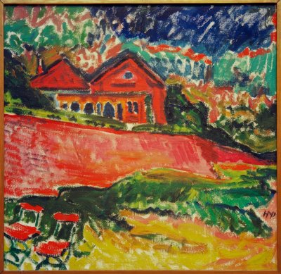 Landschap in Dangast door Max Pechstein
