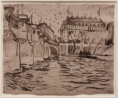 Parijs, Pont Neuf door Max Pechstein