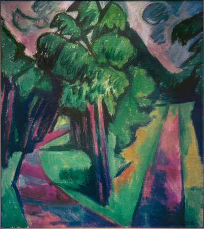 Wegkreuzung von Max Pechstein