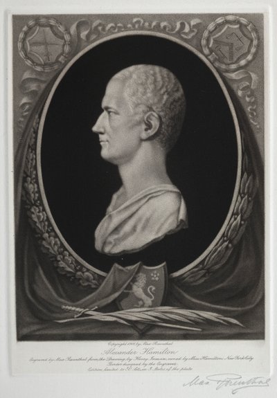 Alexander Hamilton door Max Rosenthal