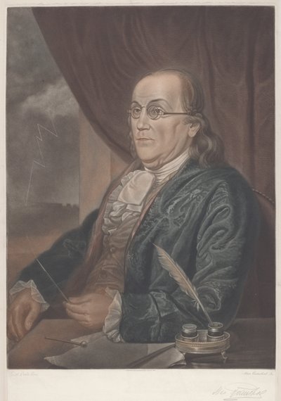 Benjamin Franklin door Max Rosenthal
