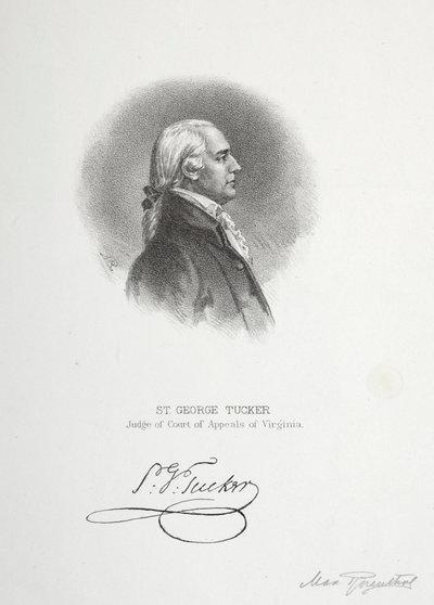 St. George Tucker, rechter van het Hof van Beroep van Virginia door Max Rosenthal