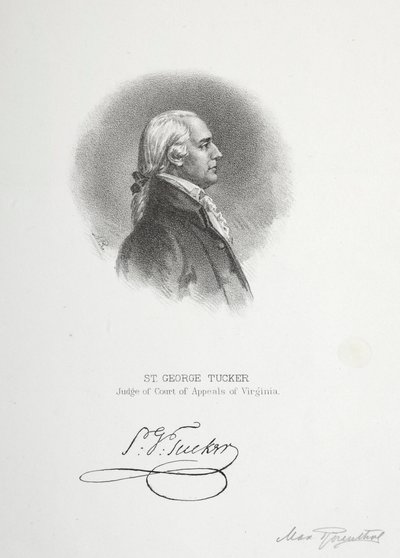 St. George Tucker, rechter van het Hof van Beroep van Virginia door Max Rosenthal