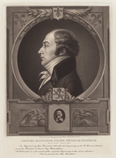 Charles Balthazar Julien Févret de Saint-Mémin door Max Rosenthal, after Charles B. J. Févret de Saint Mémin