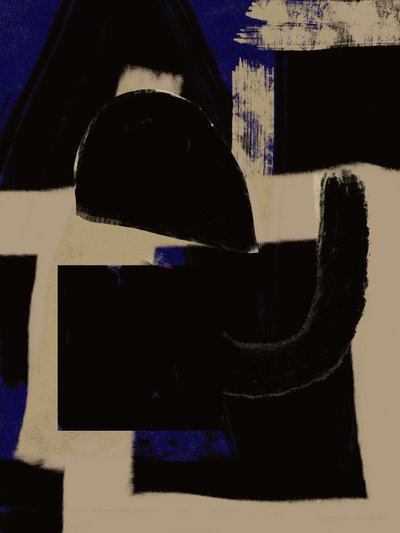 Moderne abstracte vormen door Max Sandström