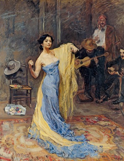 Portret van de danseres Marietta di Rigardo door Max Slevogt