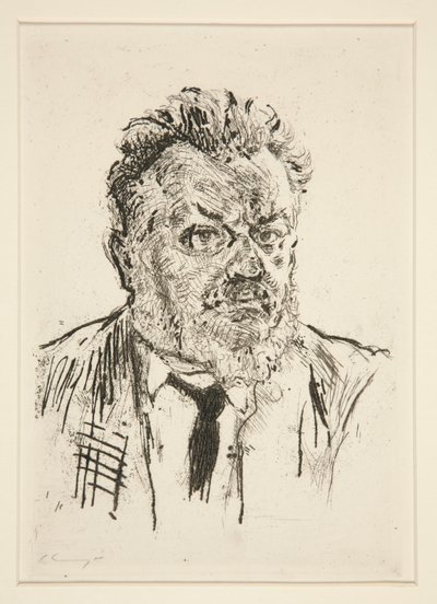 Zelfportret door Max Slevogt
