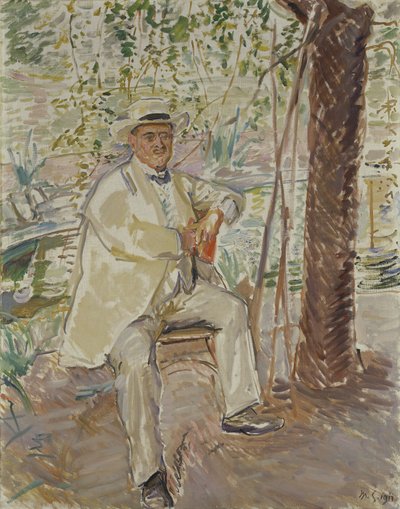 De Kunsthistoricus, Professor Dr. Karl Voll (1867-1917) 1911 door Max Slevogt