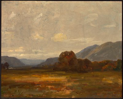 Landschap door Max Weyl