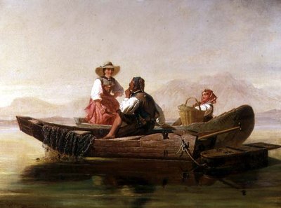 Verkering op het water door Max von Menz