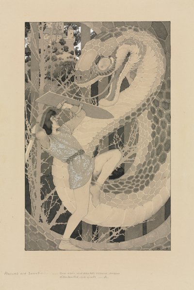 Alarm en excursies door Maxfield Parrish