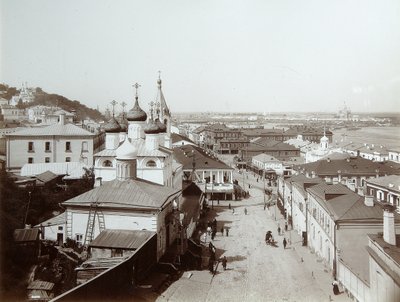 De Kerk van de Geboorte van Johannes de Voorloper, Nizhny Novgorod, Rusland, 1896 door Maxim Dmitriev