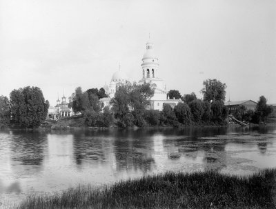 De Verlosserkathedraal de Oude Beurskathedraal, Nizjni Novgorod, Rusland, 1896 door Maxim Dmitriev