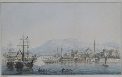 Smyrna, 1820 door Maxim Nikiphorovich Vorobyev